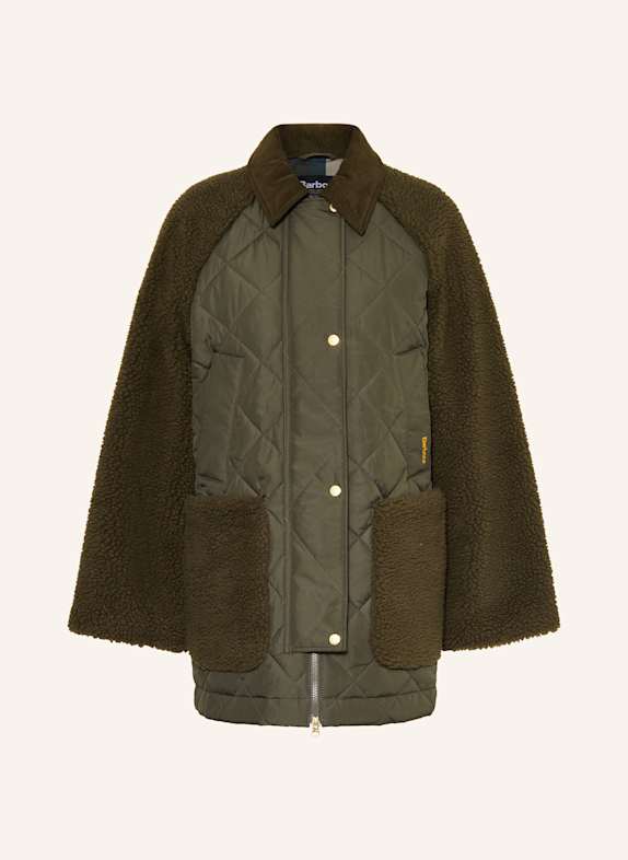 Barbour Jacke BARDEN im Materialmix OLIV