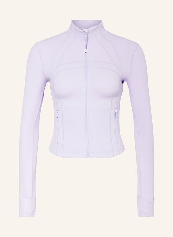 lululemon DEFINE CROPPED yoga jacket LIGHT PURPLE