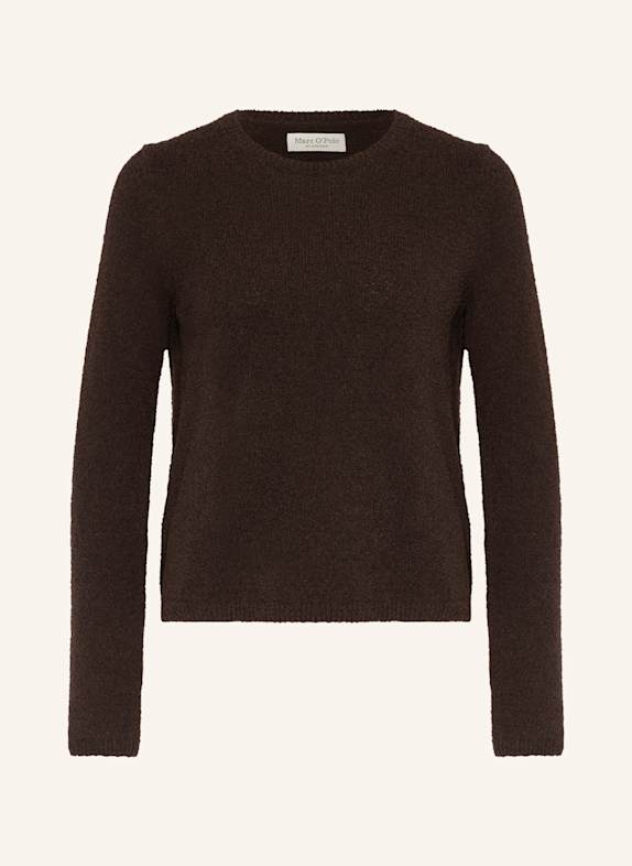 Marc O'Polo Polo freya In Maglia DARK BROWN