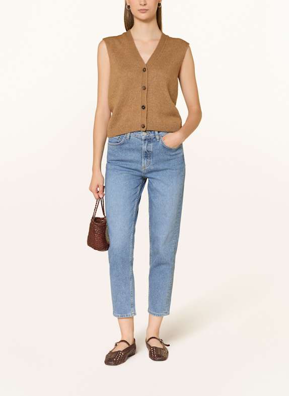 Marc O'Polo Cropped jeans 055 Clean mid blue wash
