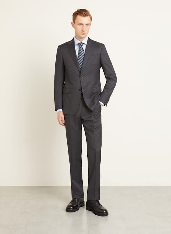 ZEGNA Pak Extra Slim Fit DONKERGRIJS