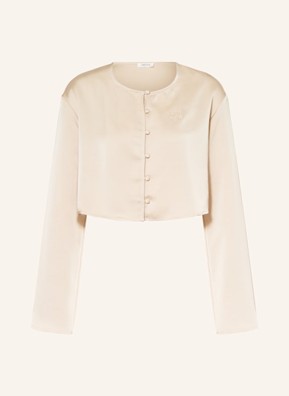 NINETY-9 Lounge-Shirt IVY aus Satin CREME