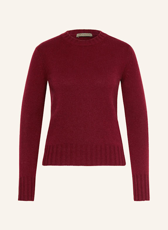 lunaria cashmere Cashmere-Pullover DUNKELROT