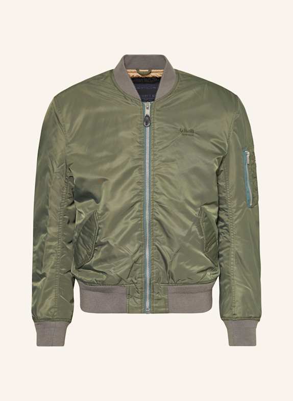 Schott NYC Blouson MA-CAMPS RS DUNKELGRÜN