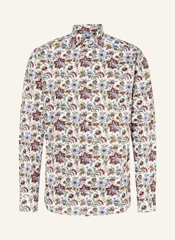 ETON Chemise Slim Fit ROUGE FONCÉ/ BLANC/ BLEU CLAIR