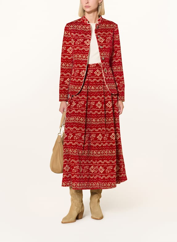Luis Trenker LURANDA jacket RED / CREAM