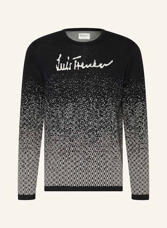 Luis Trenker Pullover DUNKELBLAU / WEISS