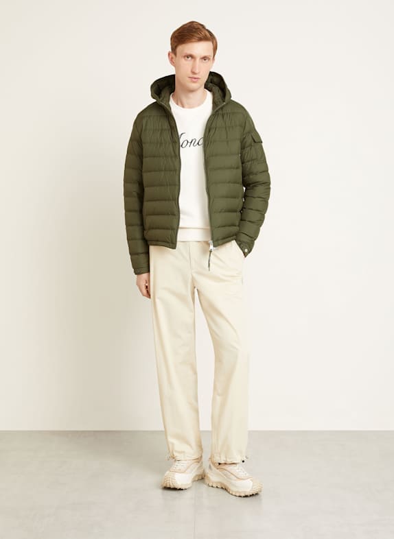 MONCLER Kurtka puchowa GALION OLIWKOWY