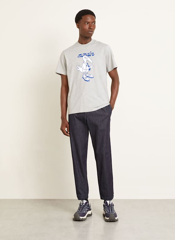 MONCLER T-shirt LYSEGRÅ