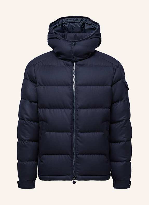 MONCLER man givenchy sweatshirts printed cotton hoodie DARK BLUE