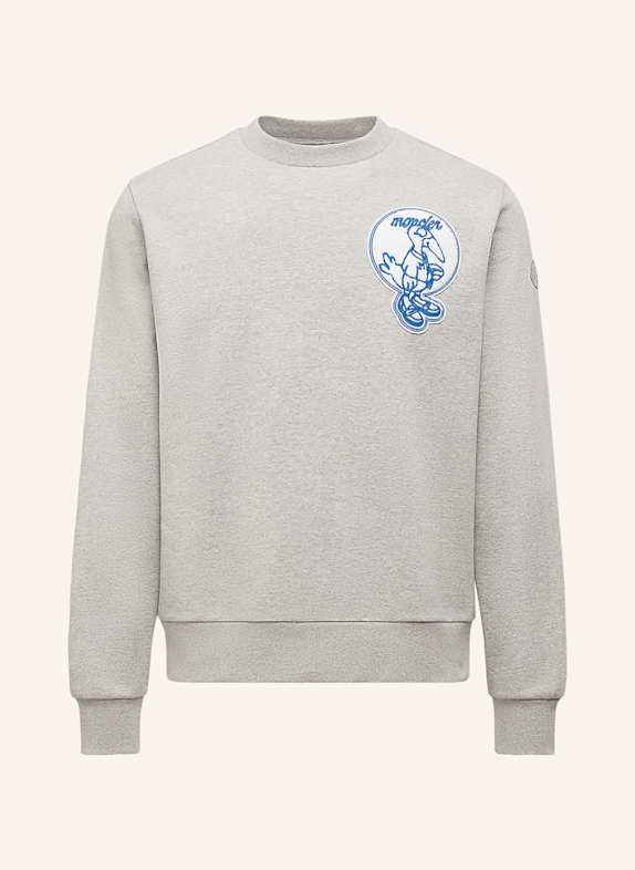 MONCLER Sweatshirt HELLGRAU