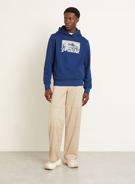 MONCLER Hoodie BLAUW
