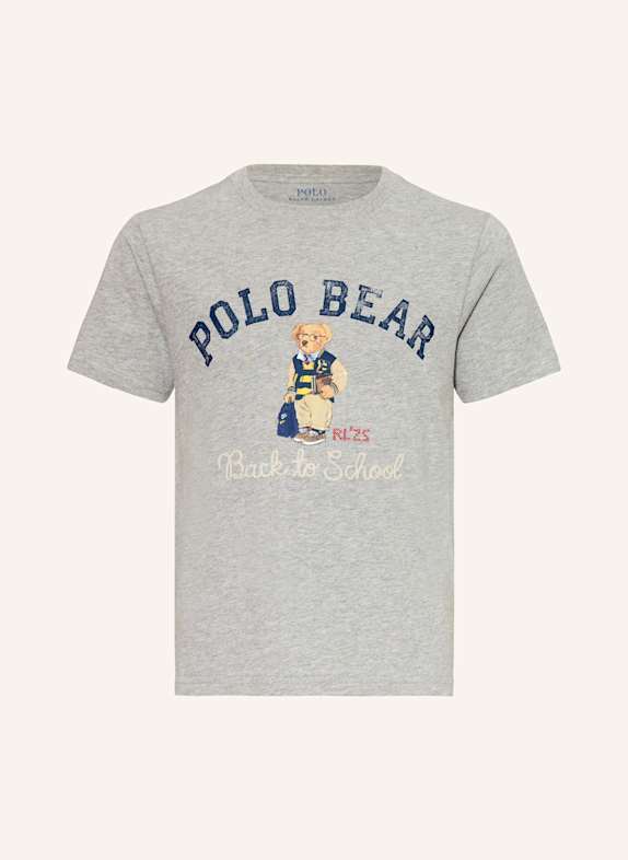 T-Shirt mit Lochstickereien T-Shirt GRAU