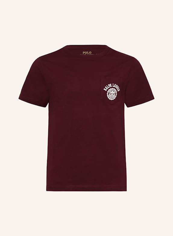POLO RALPH LAUREN T-Shirt DUNKELROT