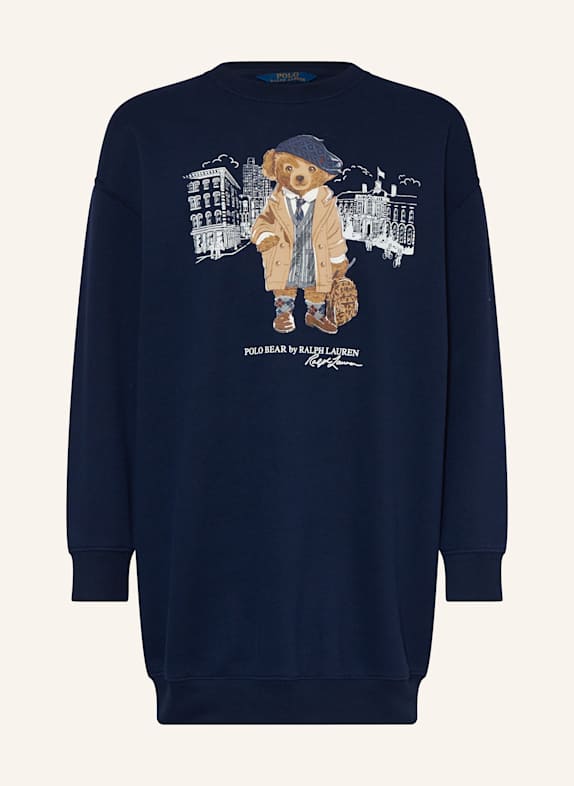POLO RALPH LAUREN Sweatkleid DUNKELBLAU