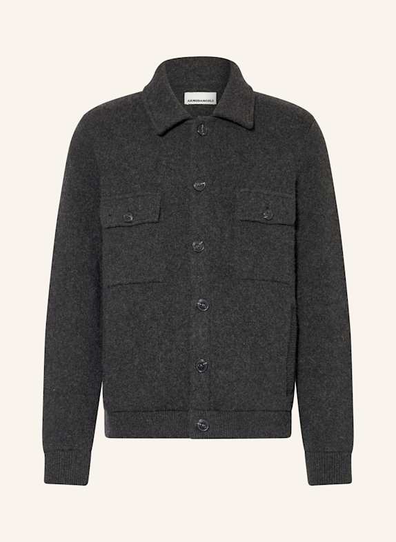 ARMEDANGELS Strickblouson MAARK DUNKELGRAU