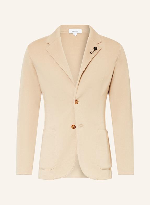 LARDINI Stricksakko Extra Slim Fit BEIGE
