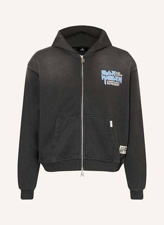 REPRESENT Trainingsjacke SONG FOR THE MUTE SPRING DUNKELGRAU/ WEISS/ BLAU