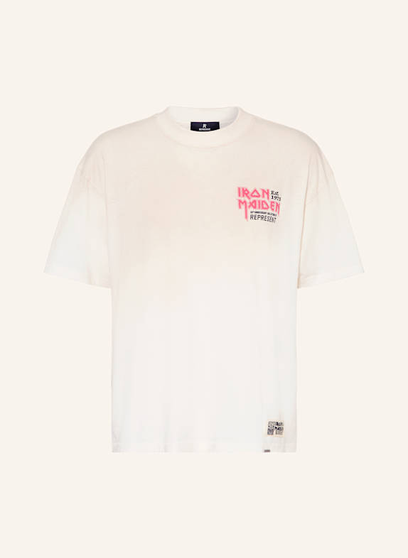 REPRESENT T-shirt IRON MAIDEN X ANNIVERSARY ECRU/ JASNOCZERWONY/ CZARNY