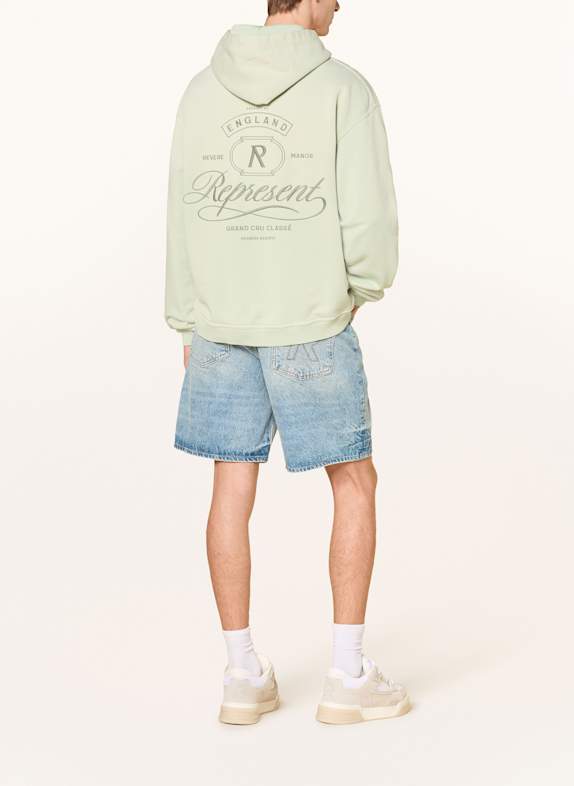 REPRESENT Hoodie LICHTGROEN