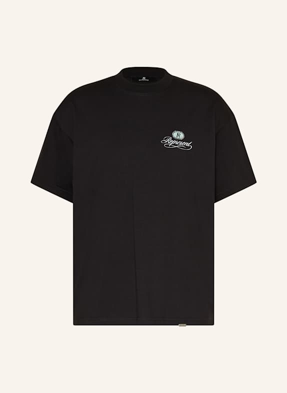 REPRESENT Koszulka oversize GRAND VINTAGE CZARNY
