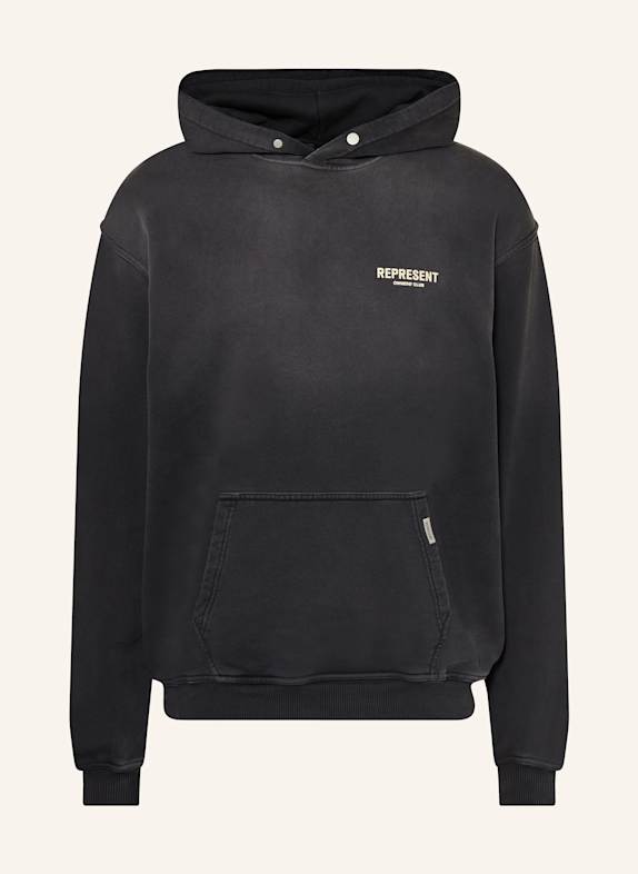REPRESENT Oversized hoodie REPRESENT OWNERS' CLUB BLACK