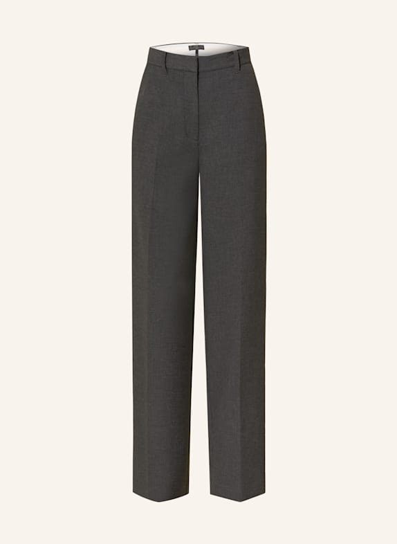 GUESS JOANDRA wide-leg pants DARK GRAY