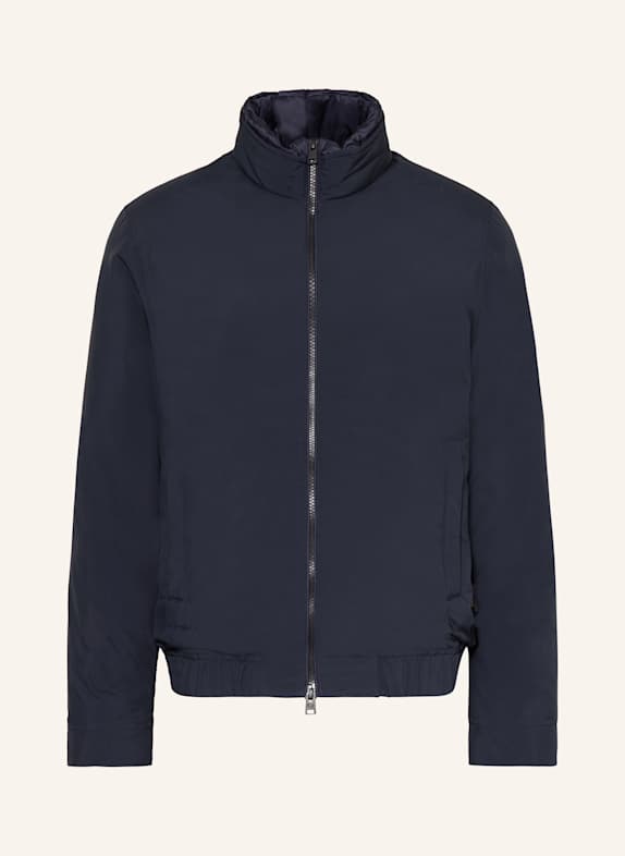 WOOLRICH Mantel mit abnehmbarer Kapuze DUNKELBLAU