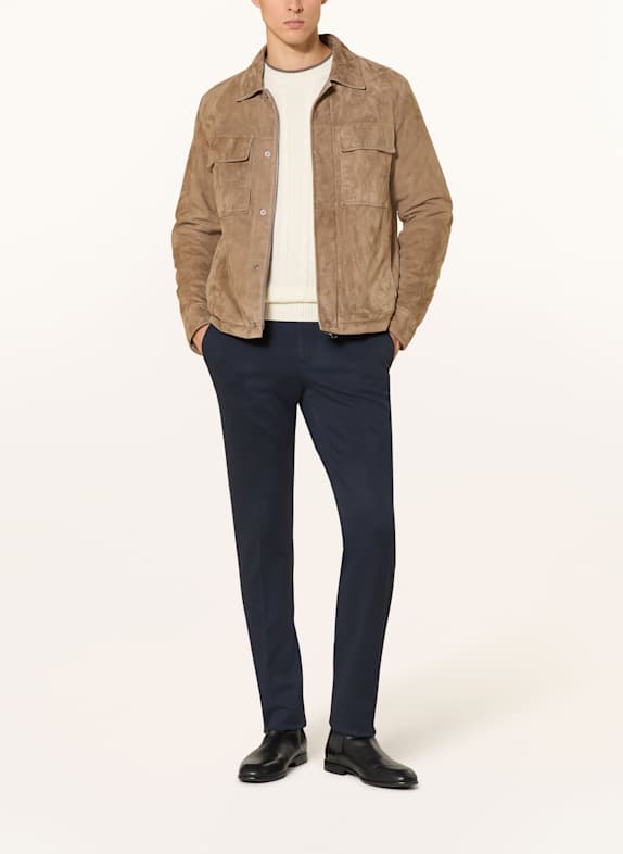 PT TORINO Chino extra slim fit DONKERBLAUW