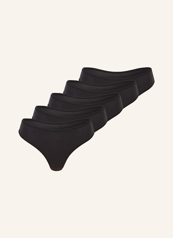 SKIMS 5er-Pack String FITS EVERYBODY SCHWARZ