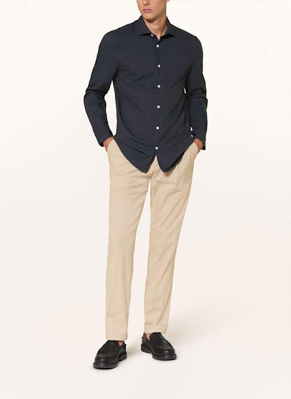 Marc O'Polo Overhemd Shaped Fit DONKERBLAUW