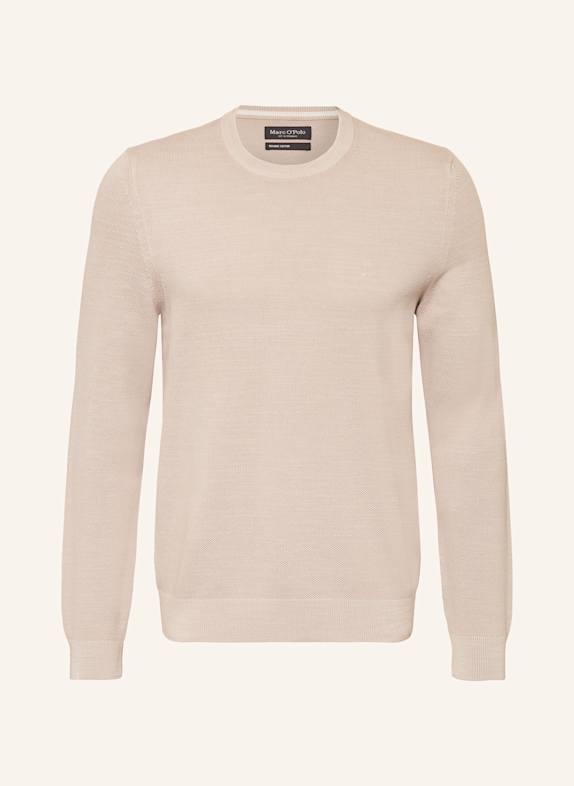 Marc O'Polo Piqué-Pullover BEIGE
