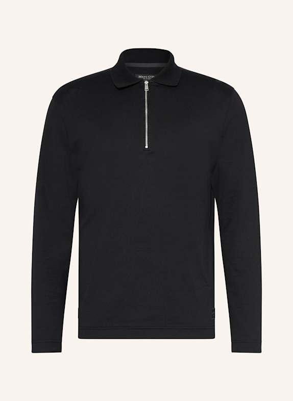 Marc O'Polo Strick-Poloshirt SCHWARZ