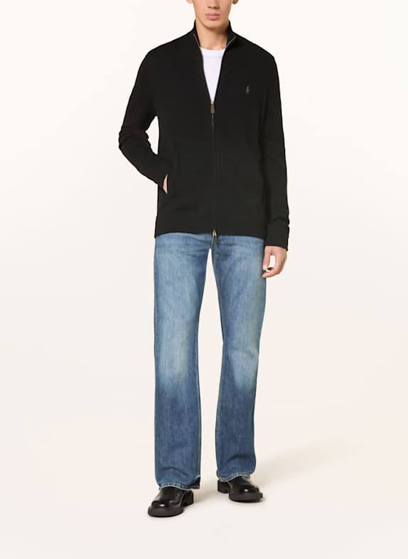 POLO RALPH LAUREN Strickjacke SCHWARZ