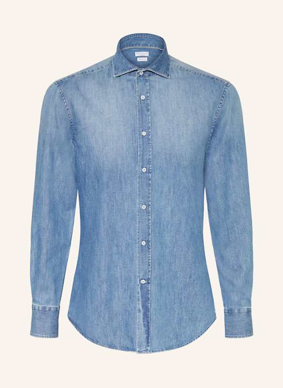 BRUNELLO CUCINELLI Jeanshemd Slim Fit BLAU