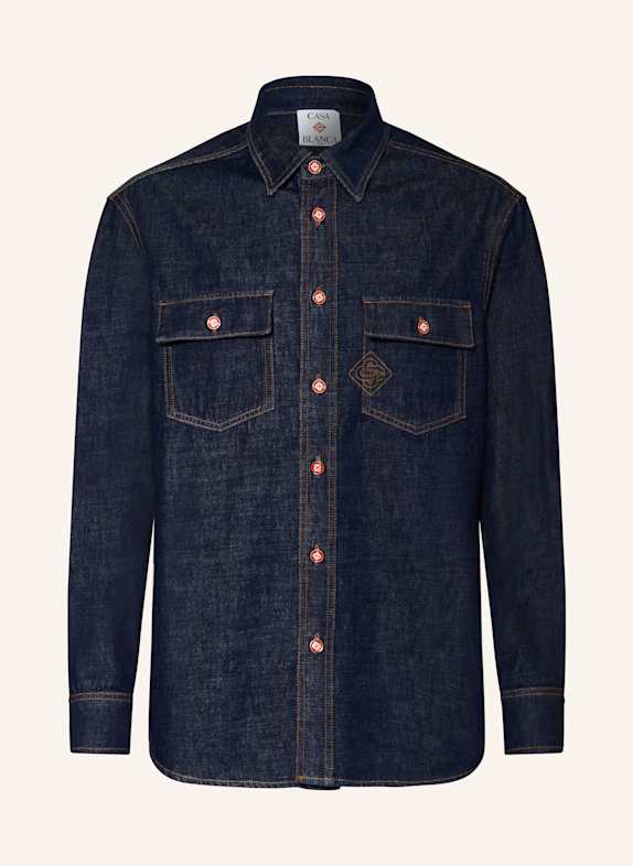 Casablanca Jeans-Overshirt DUNKELBLAU