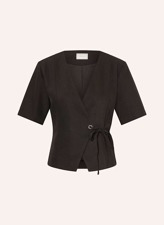 NEO NOIR Blouse cache-cœur SIMMO NOIR