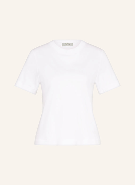 COS T-shirt BIAŁY