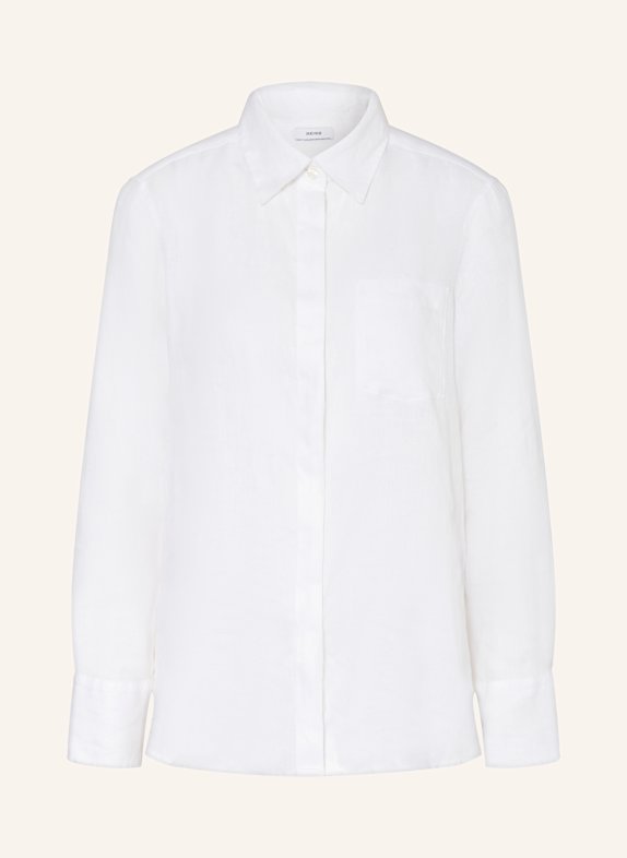REISS Hemdbluse BELLE aus Leinen WEISS