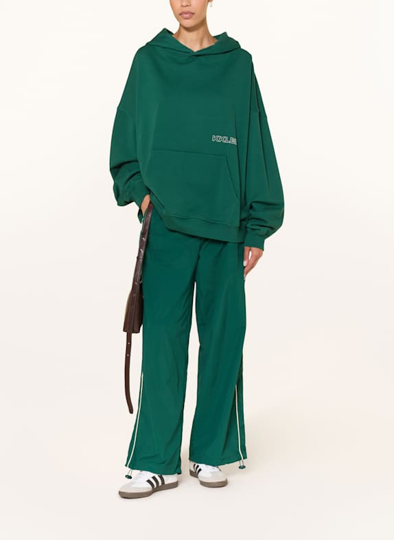 KARO KAUER Sweat à capuche oversize VERT