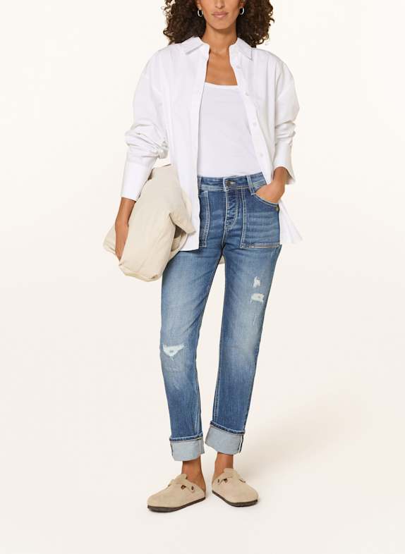 GANG Boyfriend jeans NICA WORKER 7809 destroy denim