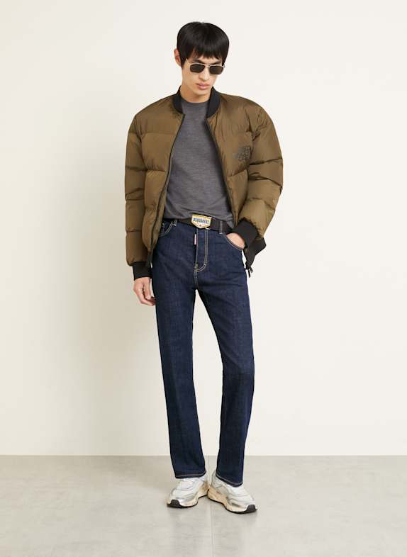 DSQUARED2 Jeans med normal pasform 470 MARINEBLÅ