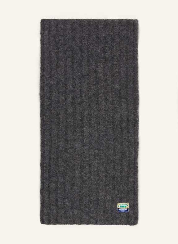 American Vintage Cashmere scarf FEUERVOGEL DARK GRAY
