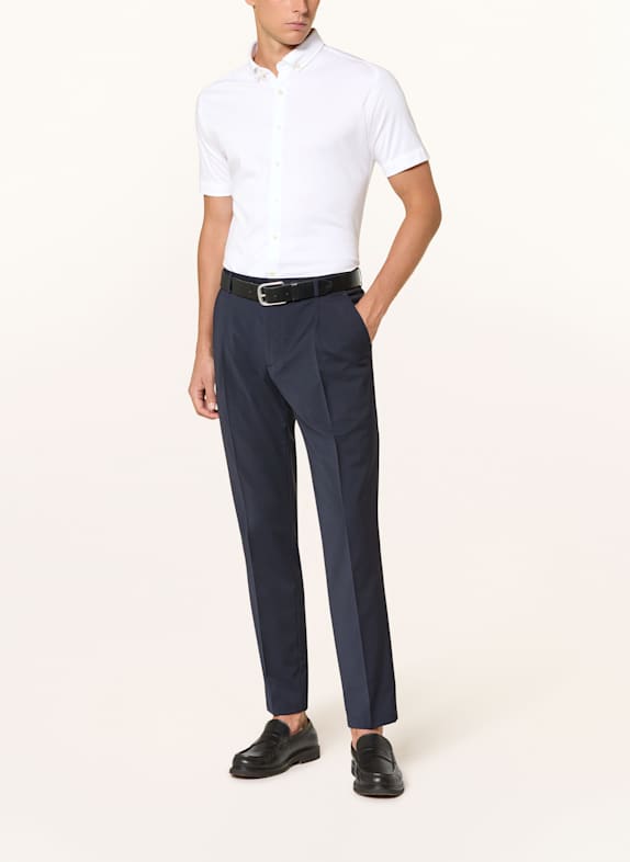 DESOTO Korte mouwen shirt Slim Fit van jersey WIT
