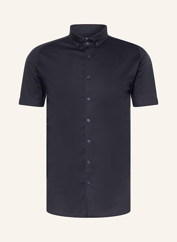 DESOTO office-accessories men polo-shirts robes Sweatpants in jersey DARK BLUE