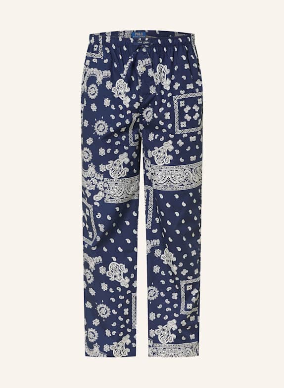 POLO RALPH LAUREN Schlafhose DUNKELBLAU/ WEISS