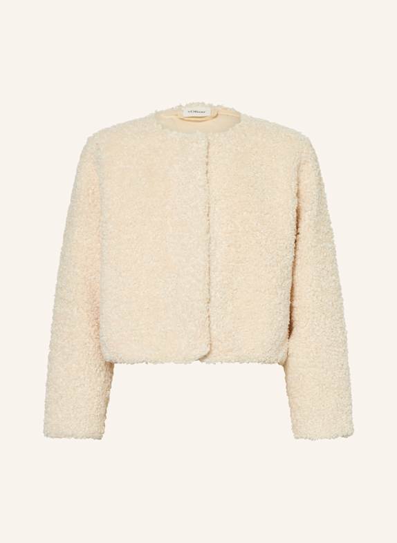 s.Oliver RED Teddyfell-Jacke mit Glitzergarn ECRU