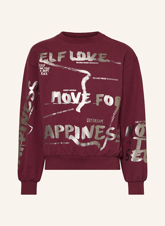 s.Oliver RED Mikina TMAVĚ ČERVENÁ