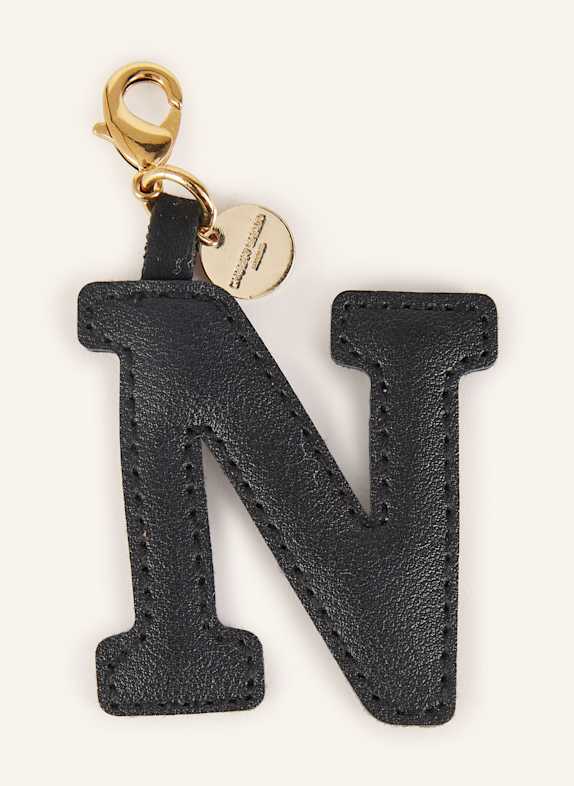 CHEEKY CHAIN MUNICH Taschenanhänger LETTER N SCHWARZ