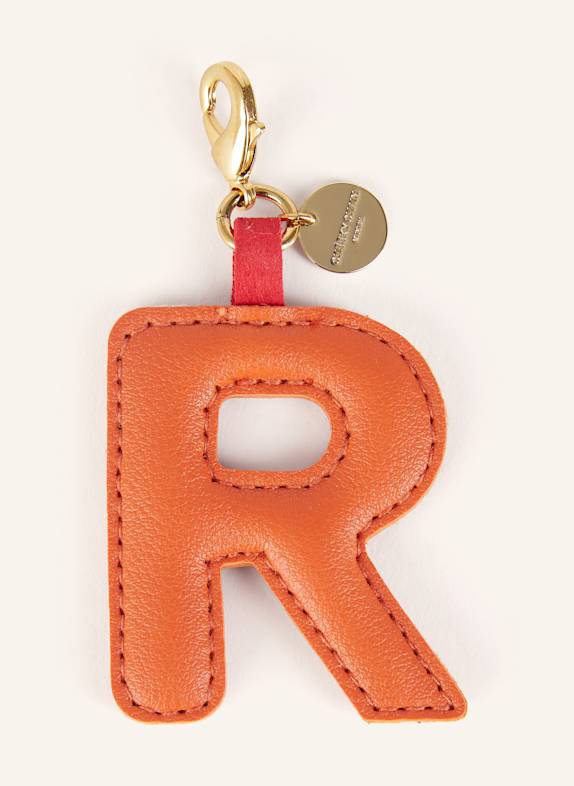 CHEEKY CHAIN MUNICH Taschenanhänger LETTER R ORANGE